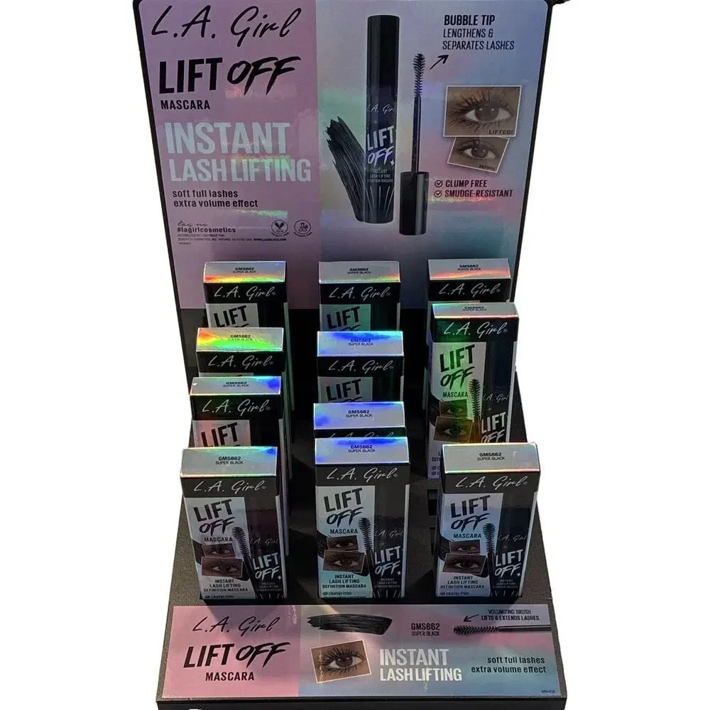 L.A. Girl Lift Off Mascara Black 0.375 fl oz Lash Lifting Definition Clump-Free